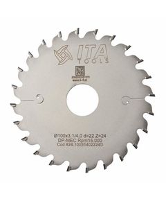 Диск пильний Diamond D=100 F=22 Z=24 K=3,1/4,0 P=2,5 H=4 конічний Ita Tools, фото  | SNABZHENIE.com.ua