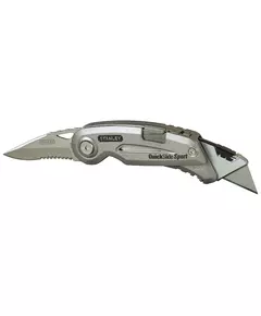 Нож с 2-мя лезвиями QuickSlide Sport Utility Knife, 120 мм STANLEY (0-10-813), фото  | SNABZHENIE.com.ua