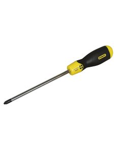 Отвертка крестовая PZ2 45 мм с ручкой Cushion Grip STANLEY 0-64-976, фото  | SNABZHENIE.com.ua
