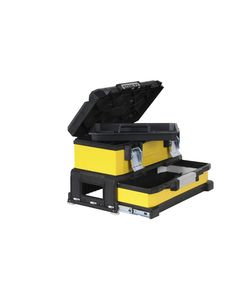Ящик инструментальный STANLEY 20 см, 2 секции, металлопластик 54,5x28x33,5 см, фото  | SNABZHENIE.com.ua