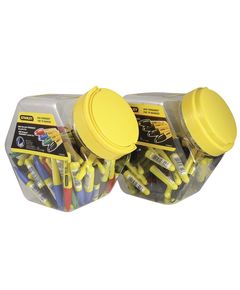 Міні-маркери STANLEY 4 кольори з загостреним наконечником 1-47-329, фото  | SNABZHENIE.com.ua