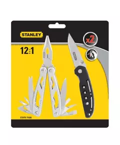 Плоскогубцы Multitool комбинированные 12 в 1 и складной карманный нож STANLEY (STHT0-71028), фото  | SNABZHENIE.com.ua