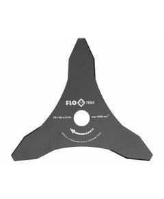 Нож 3-лопастной для бензокосы FLO, 250 мм, крепление Ø= 25,4 мм [25/50], фото  | SNABZHENIE.com.ua
