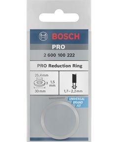 Перехідна шайба для дисків 30x25,4x1,5 мм BOSCH 2600100222, фото  | SNABZHENIE.com.ua
