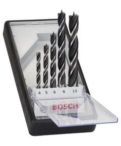 Набор свердел по дереву BOSCH Robust Line, 4-10 мм, 5 шт., фото  | SNABZHENIE.com.ua