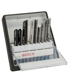 Набор из 10 полотен для лобзиков BOSCH 2607010574, T-образный хвостовик, фото  | SNABZHENIE.com.ua