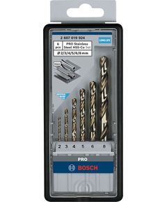 Набір з 6 свердел по металу Robust Line HSS-Co, 2–8 мм BOSCH, фото  | SNABZHENIE.com.ua