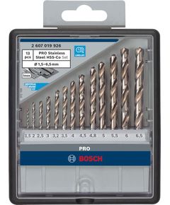 Набор свердел по металлу Bosch Robust Line, HSS-Co, 1,5-6,5 мм, 13 шт., фото  | SNABZHENIE.com.ua