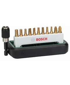 Набор насадок для загвинчивания BOSCH Titanium 12 шт. (S, PH, PZ), фото  | SNABZHENIE.com.ua