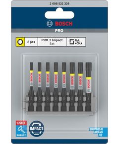Комплект насадок Impact Control для дрелей BOSCH, 8 шт. 2608522329, фото  | SNABZHENIE.com.ua