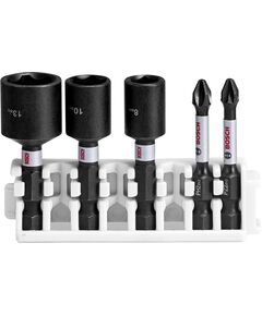 Комплект насадок Impact Control 5 шт для зажимания BOSCH 2608522350, фото  | SNABZHENIE.com.ua