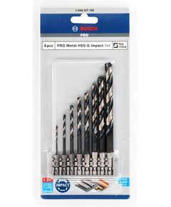 Комплект свердел HSS Impact Control BOSCH, 8 шт, 2–10 мм, фото  | SNABZHENIE.com.ua