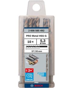 Свердло по металлу HSS-G 5,3x52 мм DIN 338 BOSCH 2608585492, фото  | SNABZHENIE.com.ua