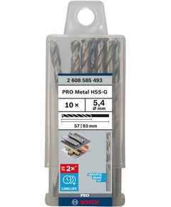 Свердло по металлу HSS-G 5,4x57x93 мм DIN 338, BOSCH 2608585493, фото  | SNABZHENIE.com.ua