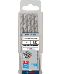 Свердло по металлу HSS-G 6,9x69 мм DIN 338, BOSCH 2608585500, фото  | SNABZHENIE.com.ua