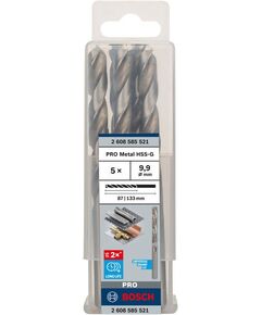 Свердло по металлу HSS-G 9,9x87 мм, DIN 338, BOSCH 2608585521, фото  | SNABZHENIE.com.ua