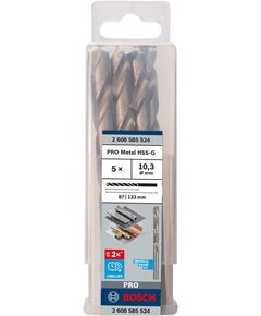 Сверло по металлу HSS-G 10,3x87 мм BOSCH, быстрорежущее DIN 338, фото  | SNABZHENIE.com.ua