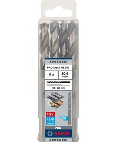 Свердло по металлу HSS-G 10,6x87 мм DIN 338 BOSCH 2608585526, фото  | SNABZHENIE.com.ua