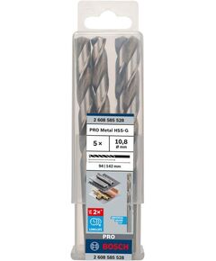 Сверло по металлу HSS-G 10.8x94 мм BOSCH 2608585528, DIN 338, фото  | SNABZHENIE.com.ua