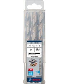 Свердло по металлу HSS-G, DIN 338, 12,1 мм, BOSCH, фото  | SNABZHENIE.com.ua