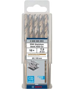 Свердло по металлу HSS-Co 7,5x69x109 мм, DIN 338, BOSCH 2608585893, фото  | SNABZHENIE.com.ua