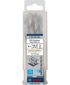 Свердло по металлу HSS-Co 10,2x87 мм, DIN 338, BOSCH 2608585899, фото  | SNABZHENIE.com.ua