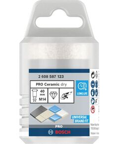 Алмазні свердла Dry Speed 40x35 мм BOSCH для сухого свердління кераміки, фото  | SNABZHENIE.com.ua