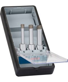 Набор алмазных сверл Bosch 6-10 мм для керамики Robust Line Easy Dry, фото  | SNABZHENIE.com.ua