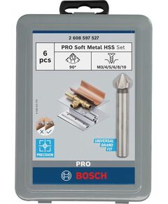 Набор конических зенковок BOSCH, 6 шт, диаметр 45-63 мм, 5-20,5 мм, фото  | SNABZHENIE.com.ua