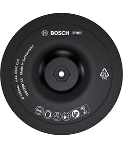 Шліфувальна платформа BOSCH 125 мм з мікрозчепленням, 8 мм, фото  | SNABZHENIE.com.ua