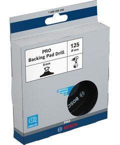 Опорная тарелка BOSCH 125 мм, 8 мм для шлифовальных машин, фото  | SNABZHENIE.com.ua