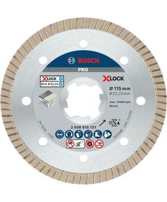 Алмазный диск BOSCH X-LOCK Turbo 115 мм для керамики, фото  | SNABZHENIE.com.ua
