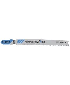Лобзиковая пилка BOSCH T 123 XF для металла, 5 шт., фото  | SNABZHENIE.com.ua