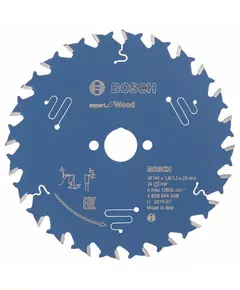 Пильный диск Expert for Wood 140 x 20 x 1,8 мм, 24 BOSCH, фото  | SNABZHENIE.com.ua