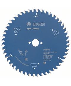 Пильный диск BOSCH Expert 190x20x2.6 мм, 48 зубьев для дерева, фото  | SNABZHENIE.com.ua