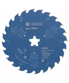Пиляльний диск Expert for Wood 190 x 2,4 мм, 24 BOSCH, фото  | SNABZHENIE.com.ua