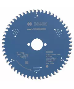 Пильный диск Expert for Aluminium 180 x 30 x 2,6 мм, 56 BOSCH, фото  | SNABZHENIE.com.ua