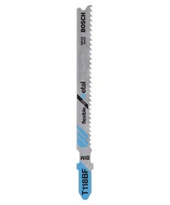 Полотно Bimetall T 118 BF Flexible для лобзиков BOSCH 2609256734, металл, фото  | SNABZHENIE.com.ua