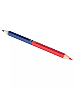 Олівець червоно-синій 180 мм, 2 шт, фото  | SNABZHENIE.com.ua