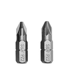 Биты S&R PZ2 25 мм, 2 шт, фото  | SNABZHENIE.com.ua