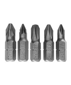 Біти S&R PH1-3, PZ1-2 x 25 мм, 5 шт - набір для шуруповерта, фото  | SNABZHENIE.com.ua