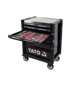 Шафа YATO на колесах с 7 ящиками для 157 инструментов, 977x725x480 мм, фото  | SNABZHENIE.com.ua