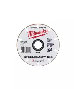 Алмазный диск STEELHEAD 125 для стали и нержавеющей стали MILWAUKEE, фото  | SNABZHENIE.com.ua