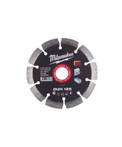 Алмазный диск DUH 125 для твердого бетона, бетонных блоков и камня MILWAUKEE, фото  | SNABZHENIE.com.ua