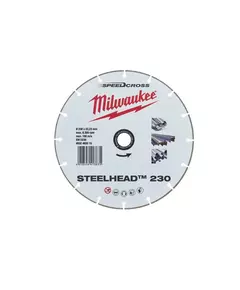 Алмазный диск STEELHEAD 230 для стали и нержавеющей стали MILWAUKEE, фото  | SNABZHENIE.com.ua