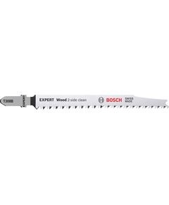 Полотна для лобзиков BOSCH EXPERT 'Дерево 2-сторонняя чистота' T 308 B, 100 шт., фото  | SNABZHENIE.com.ua