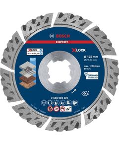 Алмазний відрізний круг BOSCH EXPERT MultiMaterial X-LOCK 125x22,23 мм, фото  | SNABZHENIE.com.ua