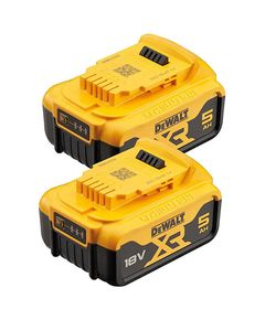 Аккумуляторы DeWALT DCB184P2 - 2 шт. 18В 5Ач, фото  | SNABZHENIE.com.ua