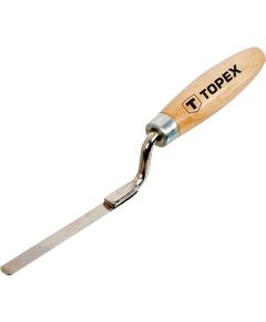 Кельма TOPEX 10 мм из нержавеющей стали для расшивки швов, фото  | SNABZHENIE.com.ua