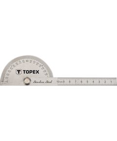 Косинець з лінійкою, нержавіюча сталь TOPEX 31C700, 30 см, фото  | SNABZHENIE.com.ua